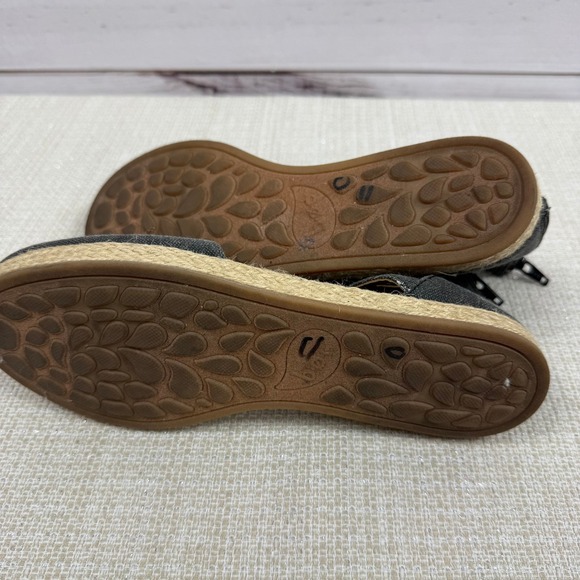 BORN b.o.c. Black Lace Up Espadrille Gladiator Sandal Women's Shoes‎ Size 6.5 - Picture 8 of 9